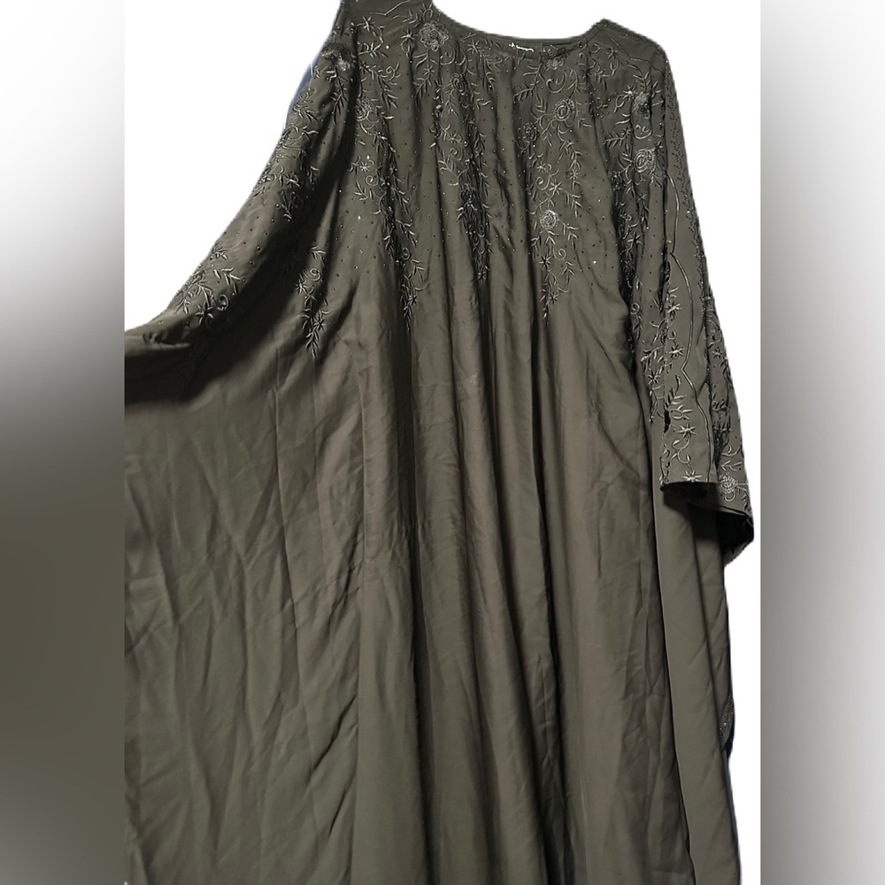 Muslim Abaya Dress Women Maxi Kaftan Abaya Dress with Hijab